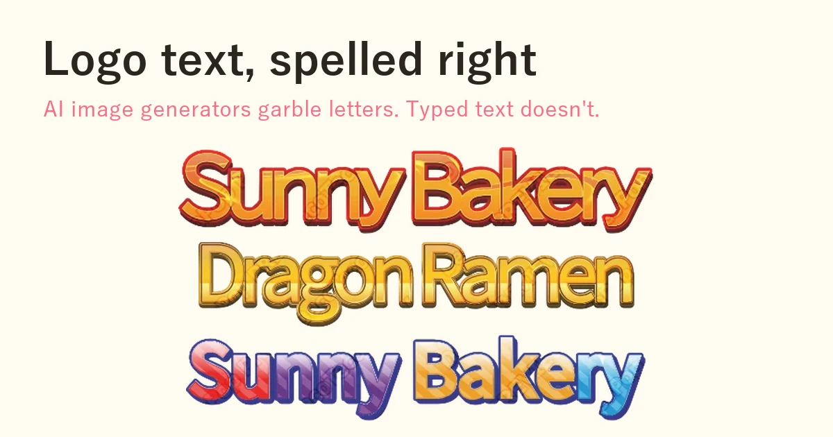 AI Logo Generator Garbling Your Text? How to Make a Logo With Every Letter Right