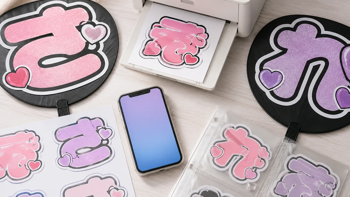 【無料】印刷できるデコ文字メーカー｜うちわ・ネップリ対応