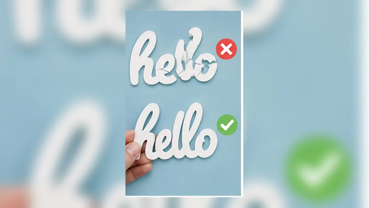 Why Your Welded Text Looks Wrong (And How to Fix It)