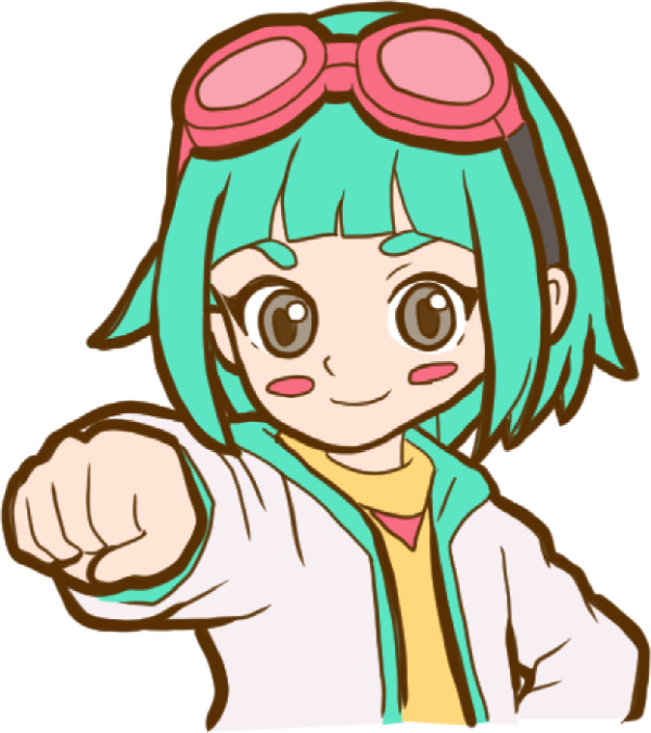 A girl throwing a punch